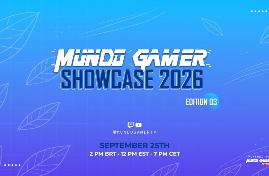 Vitrine Independente Global: 4ª Edição do Mundo Gamer Showcase Apresenta 45 Jogos Inéditos com Transmissão Ao Vivo e Página Especial na Steam